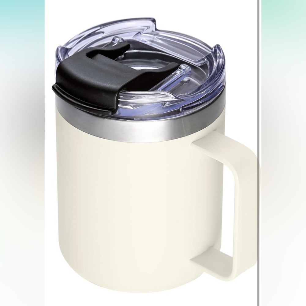 12oz Stainless Steel Insulated Coffee Mug with Handle